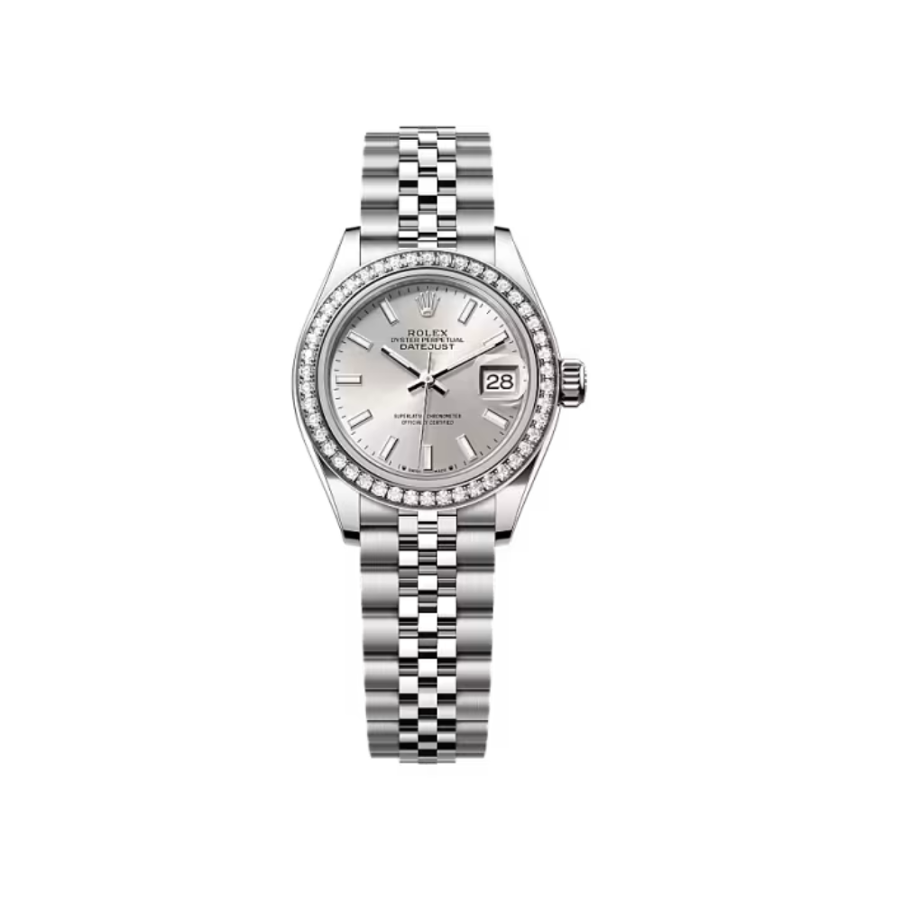 Rolex Lady-Datejust 28 Ref 279384RBR-0007 Oystersteel White Gold