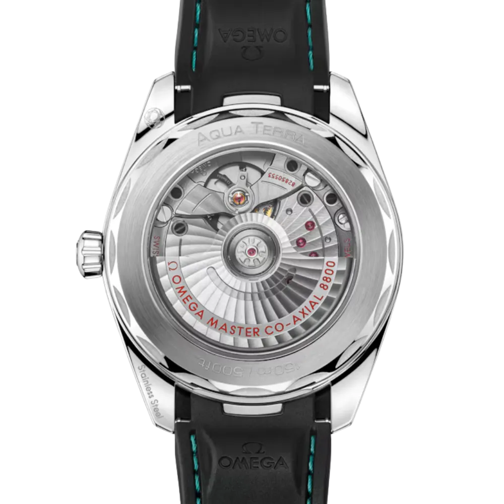 Seamaster Aqua Terra 150M 38 mm, steel on rubber strap Ref. 220.32.38.20.03.001 - Image 2